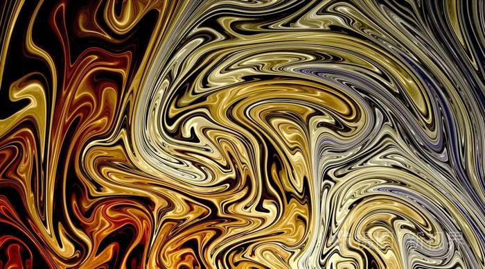 彩色分形图案红色抽象插图艺术混乱彩色迷幻数字艺术创作图形