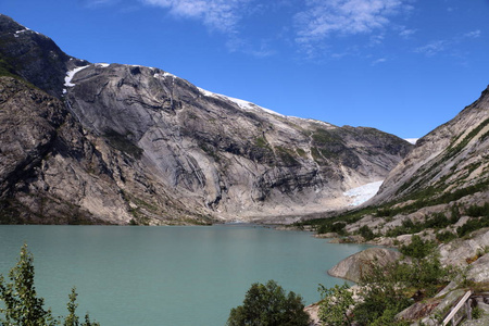 nigardsbreen冰川norway是欧洲最大冰川的一个侧臂jostedalsbreen