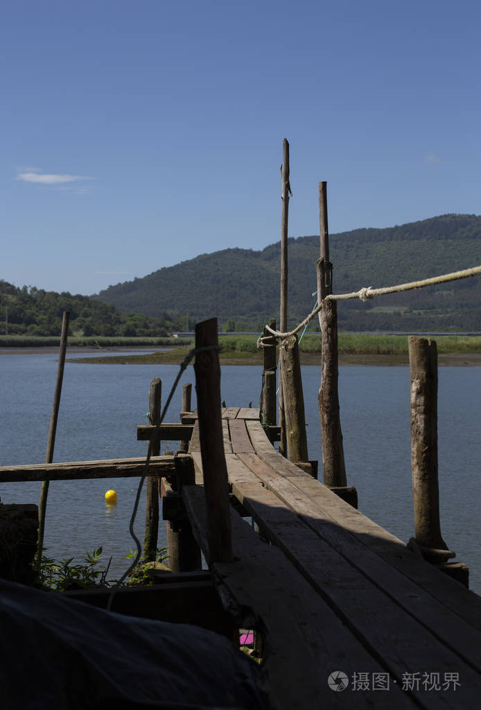 一个村庄的旧码头