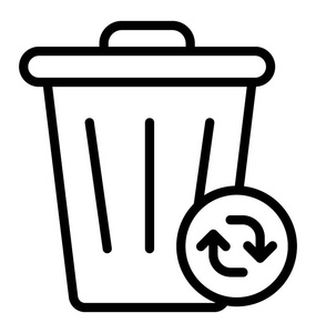 不可回收垃圾标志图片-不可回收垃圾标志素材-不可回收垃圾标志插画