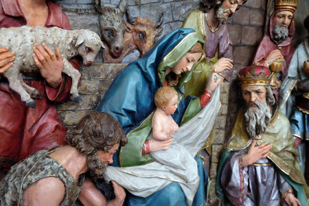 圣马太福音教堂中的耶稣诞生场景祭坛