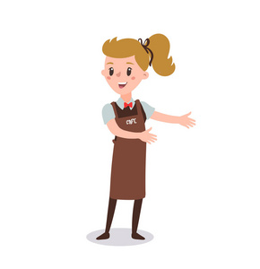 一套有趣的平面卡通人物.照片