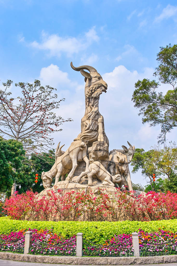 广州越秀公园五羊雕像