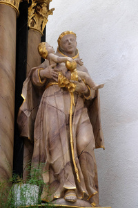 德国路透社豪森圣巴瑟罗缪教堂帕杜瓦雕像圣安东尼