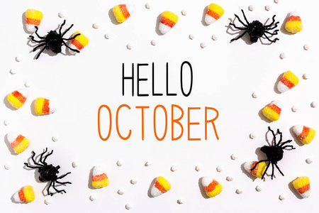 你好10月消息与蜘蛛顶上的看法
