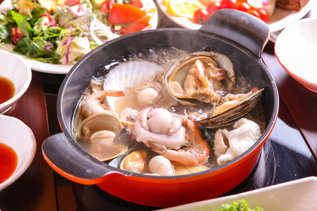 海鲜涮锅配菜