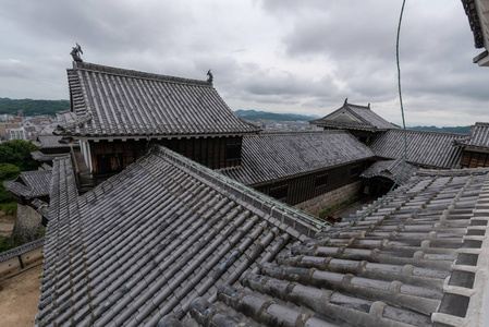 日本亥姆松山城堡城堡塔