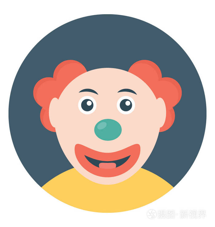 一个被称为奥古斯特小丑的白脸小丑