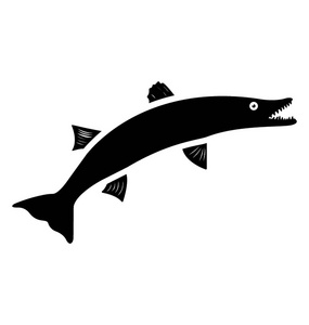 海洋动物虎鱼图标