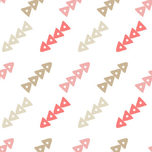 无缝抽象几何图案..三角形。马赛克纹理。可用于壁纸纺织品邀请卡包装网页背景。