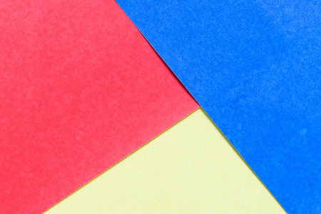 设计及装饰用红黄蓝彩纸背景