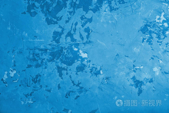 抽象网格墙纹理背景蓝色油漆水泥背景