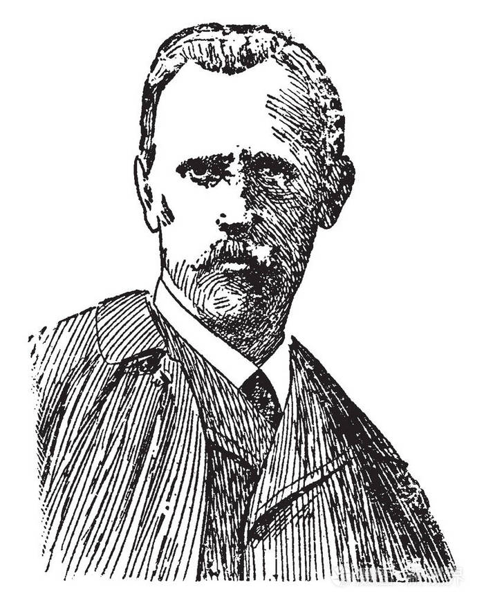 1861年1930年他是挪威探险家外交官人道主义和获得者老式线条画或雕刻