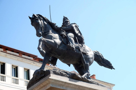 意大利联合第一任国王维克托埃曼纽尔二世纪念碑，意大利威尼斯里瓦德格利希亚沃尼