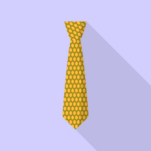 方领带图标, 平面式