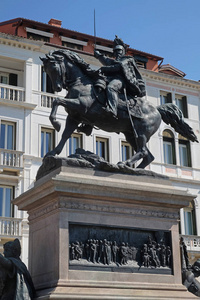 意大利联合第一任国王维克托埃曼纽尔二世纪念碑，意大利威尼斯里瓦德格利希亚沃尼