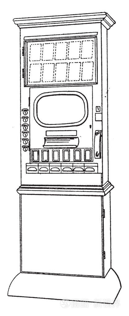 自动售货机简笔画图片图片