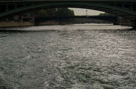 法国塞纳河巴黎美丽景色