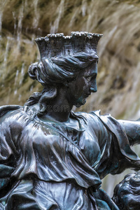 西班牙马德里阿兰朱兹宫的装饰喷泉
