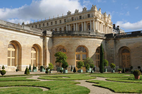 法国古典凡尔赛宫橘园图片