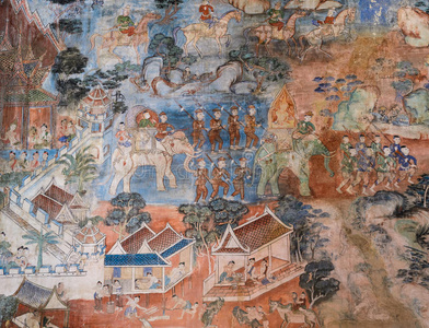 泰国古代壁画