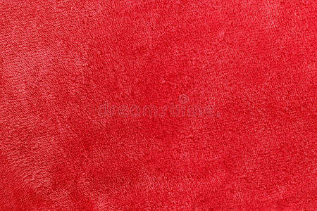软红色微羊毛毯背景