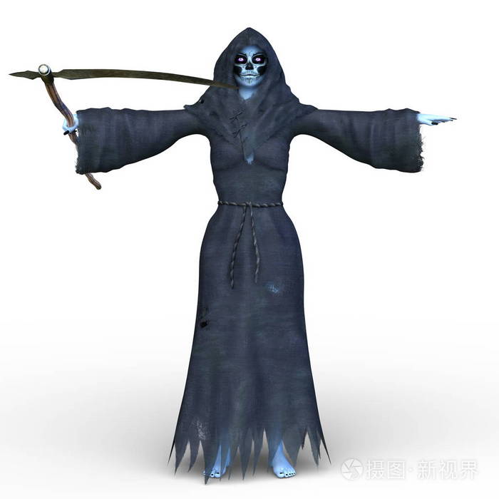 死亡天使的三维cg渲染