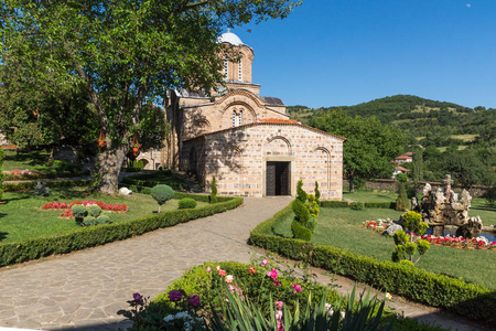 马其顿共和国莱斯诺沃普罗比斯蒂普地区圣大天使迈克尔和圣赫米特加布里埃尔中世纪莱斯诺沃修道院