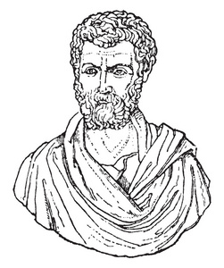 他从公元前一世纪起就是非政治罗马人，以他与罗马重要和作家西塞罗的书信而闻名