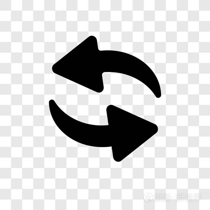 左右矢量图标隔离透明背景左右透明标志概念