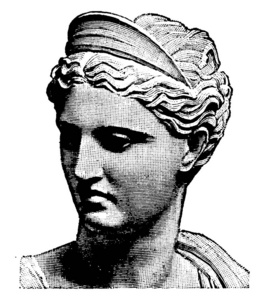 在这张照片中,这是罗马自然女神生育和分娩.