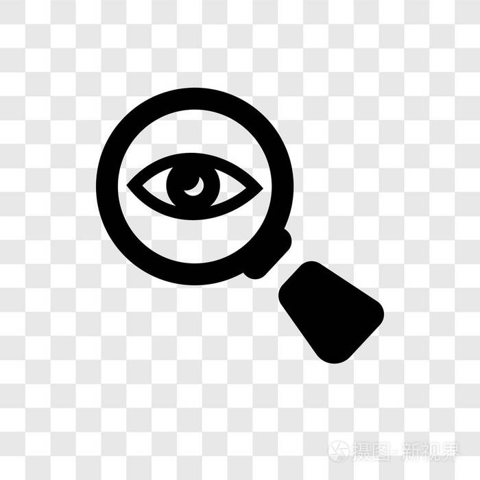 视图矢量图标隔离透明背景视图透明标志概念