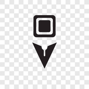 光标矢量图标隔离透明背景光标透明标志概念