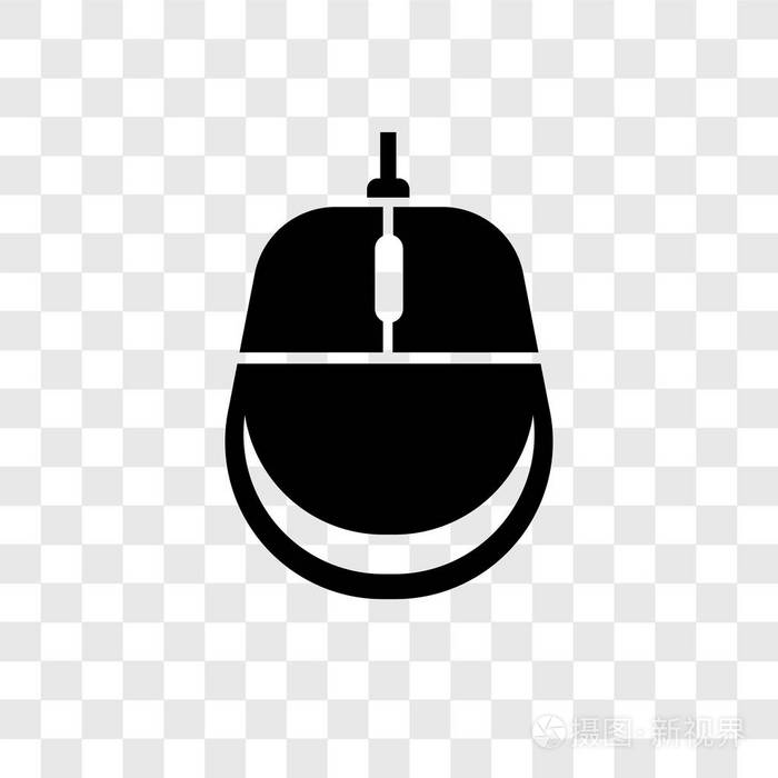 鼠标矢量图标隔离透明背景鼠标透明标志概念