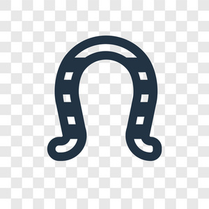 马蹄形剪影图片