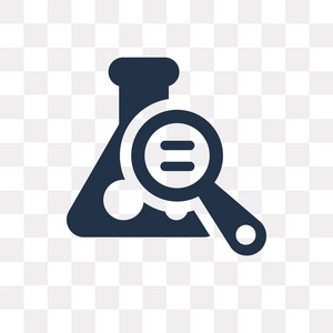 研究矢量图标隔离在透明背景研究透明概念可以使用网络和移动照片