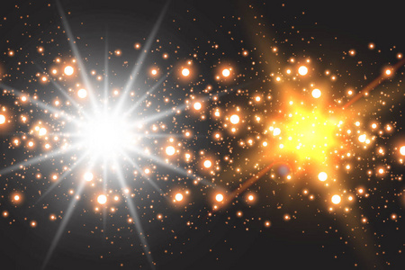 亮点光束光效图片