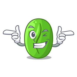 卡通咖啡豆图片