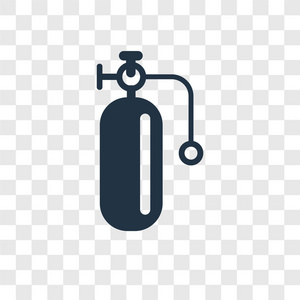 氧气罐矢量图标简单和现代平面符号的网站移动标志应用程序ui.