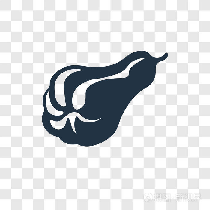 杨桃图标隔离在透明背景上.