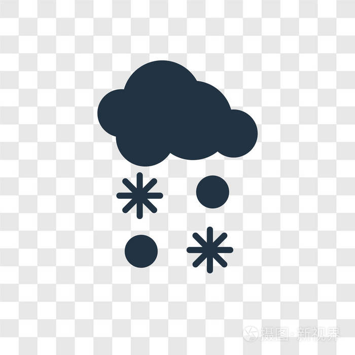 雪矢量图标简单和现代平面符号的网站移动标志应用程序ui.