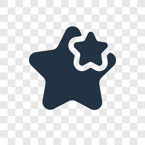 最喜欢的图标在时尚的设计风格. 最喜欢的图标隔离在透明的背景上.