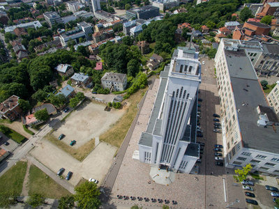 s resurrection church in Kaunas, Lithuania