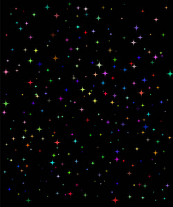 五彩的银河，我们上方的天空，用星星繁星夜空的矢量插图