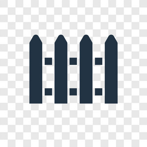 栅栏图标矢照片