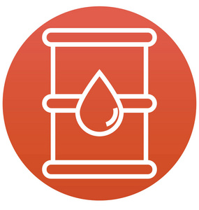 燃料容器燃料桶矢量图标可以很容易地修改或编辑照片