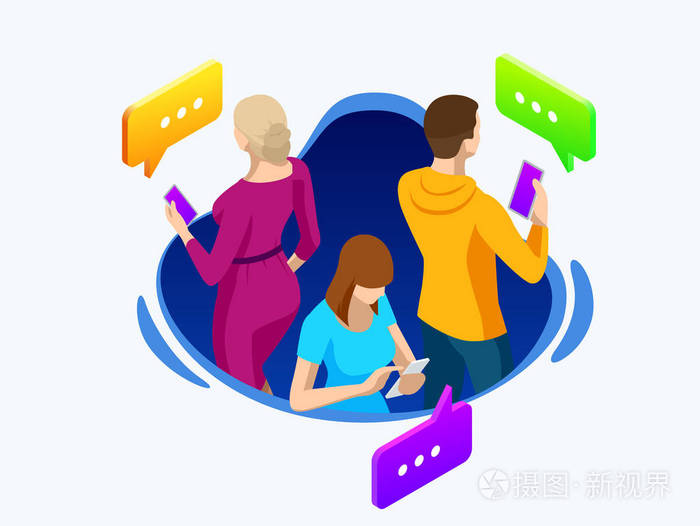 联机共享连接.矢量插图插画-正版商用图片13dswj-摄图新视界