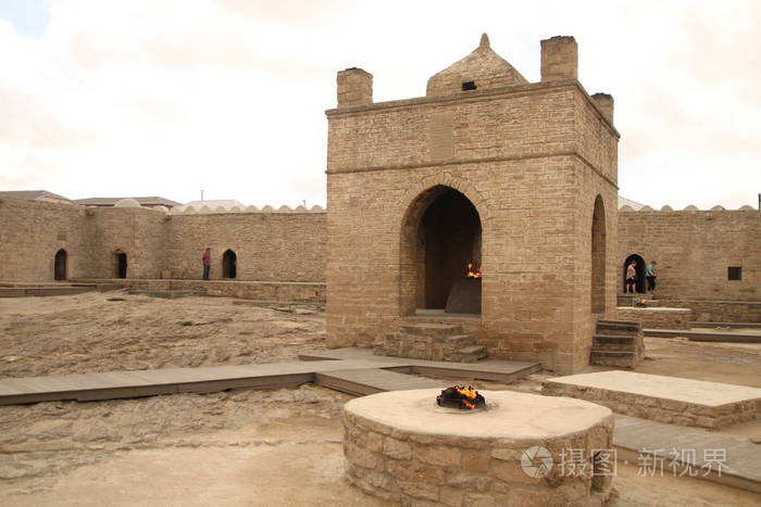 阿塞拜疆巴库附近苏拉哈尼的火神庙.