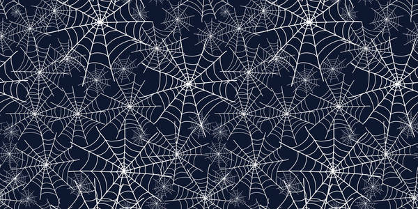 万圣节蜘蛛网黑白图案