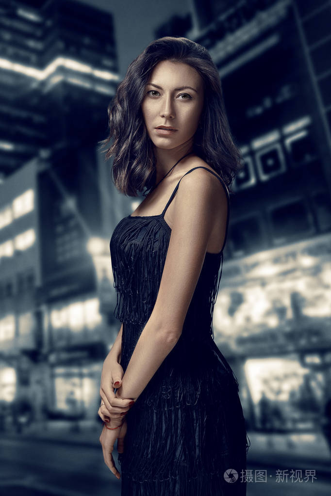 老式好莱坞风格.工作室拍摄